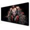 League of Legends Mauspad, niedliches Mauspad, groß, Gaming-Mauspad, 900 x 400 cm, wasserdicht, rutschfest, 900 x 400 cm, Rot und Schwarz