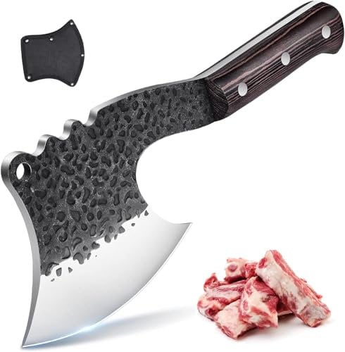 Dream Reach Handmade Heavy Duty Chef Knife Hand Forged Full Tang Kitchen Knife Gifts Idea Men Black
