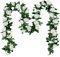 2 Pack 7.2ft Künstliche Fake Rose Girlande Reben Hängende Seide Blumen für Outdoor Indoor Hochzeit Wand Kulisse Garten Badroom Dekoration (Weiß)