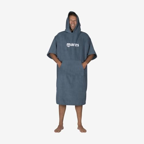 Mares Unisex – Erwachsene Ascent Poncho, blau, Tagla Unica