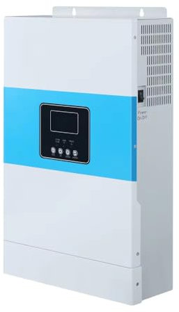 5500W Solar Hybrid Wechselrichter 48VDC auf 230VAC Netzunabhängig Reiner Sinus spannungswandler mit 100A MPPT Solarladeregler, Max PV-Eingangsspannung 500V,(mit WiFi)