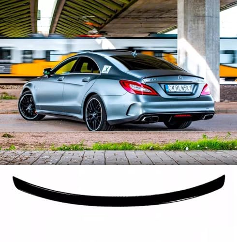 For Auto Perfectionists UK Rear Boot Spoiler Compatible With Mercedes CLS Class W218 C218 2010-2018 ABS Carbon Fibre