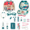 Aomig Arztkoffer Kinder 15 Pcs Doktorkoffer mit Stethoskop Thermometer Spritze Arzttasche Kinder ab 3 Jahre Zahnarztspielzeug Medizinische Spielzeug Arztspielzeugrucksack Doktorkoffer kinderarzt Grün
