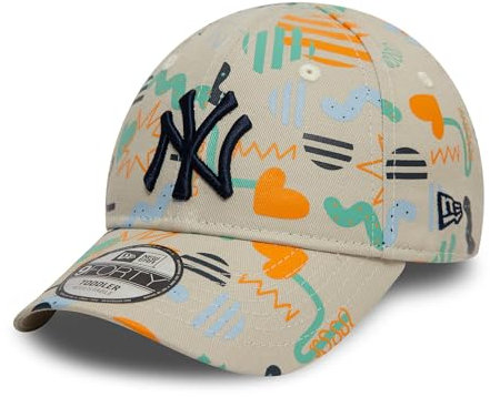 New Era MLB Cap für Kleinkinder New York Yankees verstellbar 9Forty Kappe bunt Teamlogo NY beige - Toddler