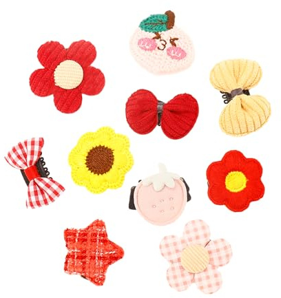 Cosyhav Baby-Haarspangen, Kleinkind-Haarspangen, mehrfarbig, Baby-Haar-Accessoires, geeignet für Babys, Kleinkinder, kleine Mädchen (10 Stück)