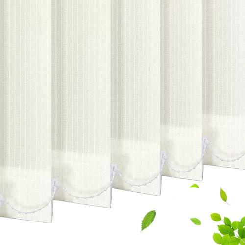 Riel Thermovorhang lichtdurchlässig mit Sichtschutzstoff Lamellen 60 x 220 cm