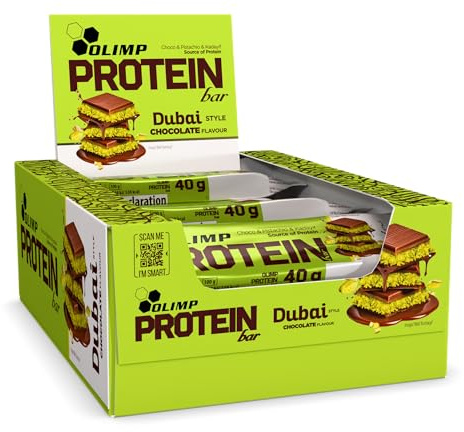 Olimp Proteinriegel Protein Bar 25 x 40g - Dubai Style Chocolate | Powerbar Riegel