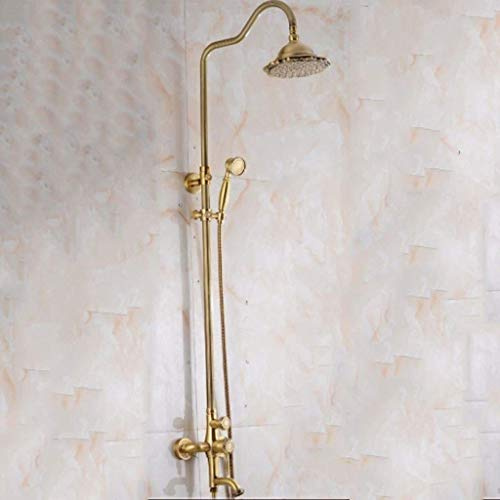 PUFAHAU Duschsystem Mit Schwenkbarem Duscharm Zur Wandmontage | Badezimmer-Duscharmatur Inkl. 150Cm Brauseschlauch