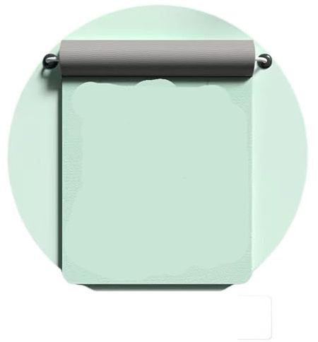 Yogamatte Strapazierfähige Yogamatte for Yoga-Anfänger for Schutz der Gelenke, rutschfeste Fitnessmatte, Yoga-Akupressurmatte(Green)