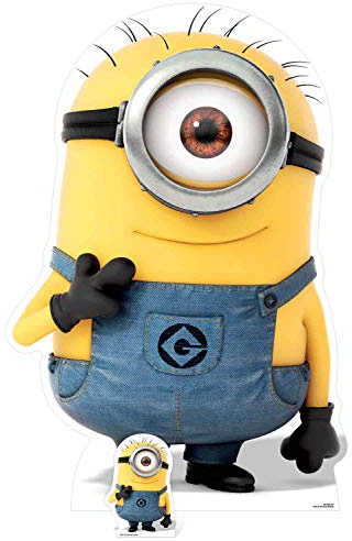 STAR CUTOUTS SC1033 Decpicable Me Minion Smiling Great for Fans, Parties and Collectors Height 139cm