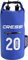 CRESSI Dry Bag Premium Sac 100% Étanche Imperméable avec Poche Porte-Bouteilles, Flottant Haute Qualité Mixte, Bleu(Bleu/Zip), 20 LT