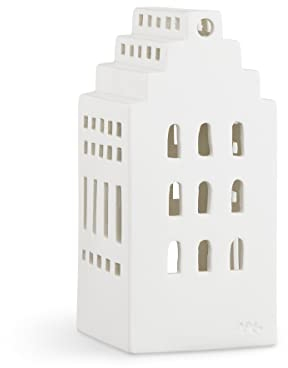 Kähler Lichthaus Manor Urbania Sammlerobjekt dänisches Design, Weiss