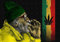 Kunst Post Jamaika Ganja Weed Man Dekorative Wand