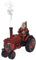made2trade Weihnachtsmann auf einem Traktor - LED und Geräusche - Harz - Traktor - 28cm