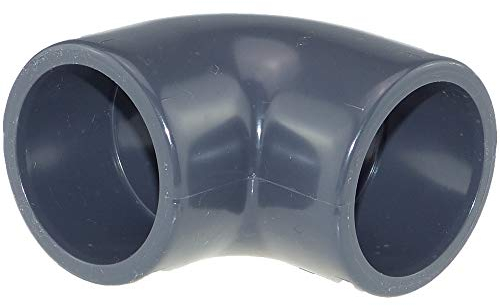 PVC Winkel 90 Grad Klebmuffe beidseitig 40 mm