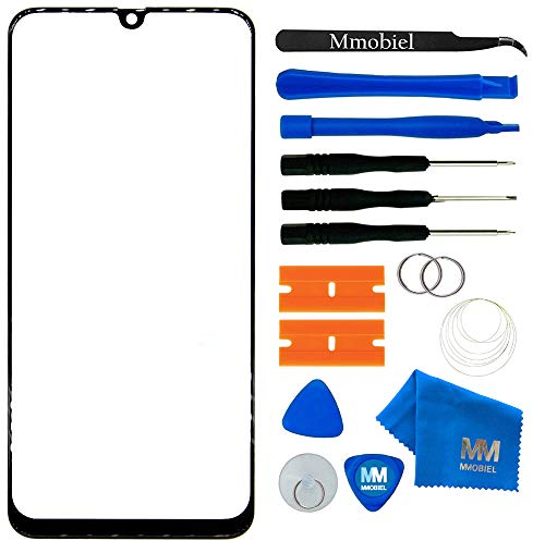 MMOBIEL Frontglas Display Kompatibel mit Samsung Galaxy A10e / A20e - 5.8 inch- Front Glass Ersatz Touchscreen Reparaturset - Inkl. Werkzeug - Schwarz