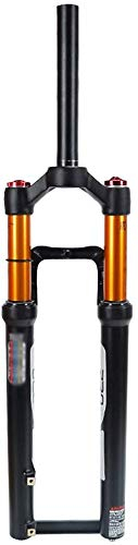 GMRZ Radfahren Federgabel 27,5 29 Zoll Mountainbike Doppelte Luftkammer-vordergabel Fahrrad Fernbedienung Magnesiumlegierung MTB Luft Federgabel Air Gabel Federweg 100 Mm,C,M (27.5inch)