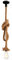 Vecys Hanf Seil Single Head Pendelleuchte, Vintage Seil Lampen Hanf Seil Lampe für Cafe Restaurant Bar etc (200CM)