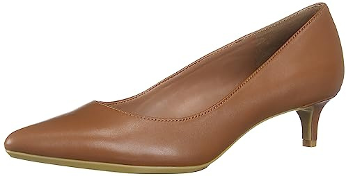 Calvin Klein Women's Gabrianna Pump, Cognac Cognac, 9 Medium us