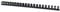 OFFICER PRODUCTS PRODUCTS 20241615-05 Plastikbinderücken 100 Stück DIN A4 16mm (145 Seiten) Binderücken Bindungskämme Plastikbindung | Kunststoff | Farbe: Schwarz