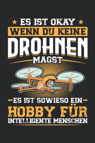 Drohnenpilot Notizbuch: Notizbuch, 120 Seiten, DIN A5 (6x9 Zoll), Kariert, Mattes Softcover, Lustiges Geschenk für einen Drohnenpilot, Notizheft