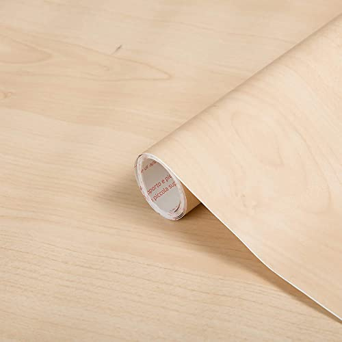Vinyl Warehouse d-c-fix Light Maple Wood Sticky Back Furniture Wrap Vinyl (W)90cm (L) Sold by the metre