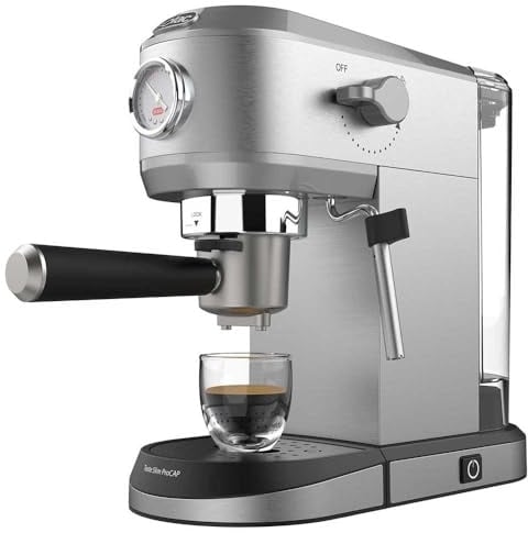 Solac Espresso-Kaffeekanne Taste Slim Procap für Kaffee, 20 bar, geeignet für Eindosenkapseln