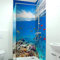 DRUCK-EXPERT Premium Duschrückwand 0,4 mm selbstklebendes Hart-PVC, Größe:2 x B 309 x H 100 cm Querformat, Muster:Meereswelt