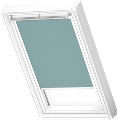 VELUX Original Nature Collection Roof Window Blackout Blind for MK04, Lake, with White Guide Rail