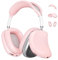 Custodia per AirPods Max, morbida custodia in silicone per AirPod Max auricolari/auricolari/fascia per capelli, accessori protettivi antigraffio per cuffie Apple AirPods Max (rosa)