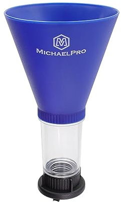 MichaelPro MP009095 Spill-Free Oil Funnel for Mercedes-Benz and BMW, Clip Adapter for Vehicles Yr 2018 and Earlier, Hands-Free Design for Oil Changing, Saves Time and Effort