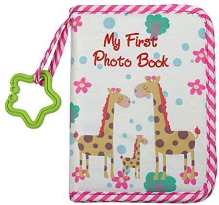 Álbum de Fotos para Bebés Libro de Recuerdos para Bebés, Álbum de Fotos para Bebés Primer álbum de Fotos Libro de Fotos de Tela Suave Álbum de Regalo Bebés Fotos de 4x6 Pulgadas