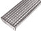 B2 Treppenstufe Gitterroststufe Schweißpress verzinkt 800x270 mm 30/30