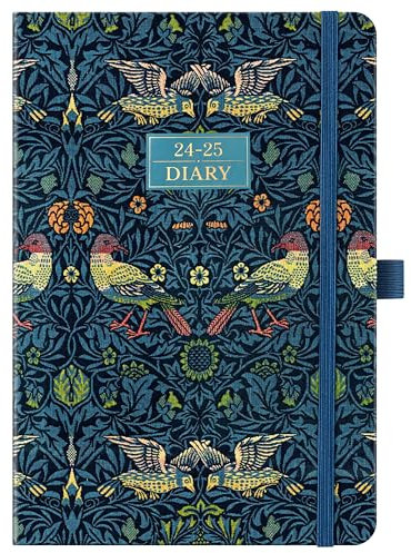 Kamaking Academic Diary 2024-2025 - Diary 2024-2025 from August 2024 - July 2025, Academic Diary 2024-2025 Week to View with Pen Loop, 21.5 x15.5 x1.5 cm