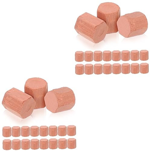 BESTonZON 40 STK Mini-Steine Gefälschtes Fliesenmodell Ziegelmodelle Puppenhauswand Ziegel Winzige Steine ​​für Miniatur-ziegeldekor Miniaturen Verbrannte Erde Kind Zement Garten Ziegel