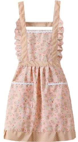 Luxylei Tabliers Floraux Rétro pour Femmes, Tablier De Cuisine Réglable Vintage avec Poches, Tabliers De Chef pour Cuisine, Accessoires De Cuisine