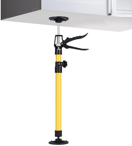 Gdiojnfg Hand Lifting Jack Tool, Cabinet Support Jack | Cabinet Installation Jack, Furniture Jack, Quick Hand Work Steel Support System Telescopic Lifter Rod, Lift Jack For Drywall,Cabinet,Range Hoods