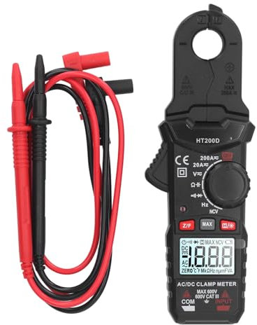 Digital Clamp Meter Mini Electrician Tester Voltage Amp Tester for Industrial Automotive Domestic Voltage Amp
