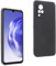 REY Cover in Gel TPU Nera per Vivo V21 5G, Ultra Sottile 0,33 mm, Morbido Flessibile, Custodia Silicone