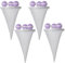 4Pcs Pet Hair Remover for Laundry, Reusable Floating Hair Filtering Mesh Removal, Effective Laundry Hair Catcher, Purple Pet Hair Remover Balls for Washing Machine