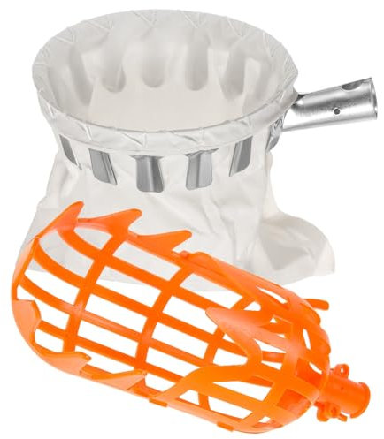 OFFSCH 2stücke Obstpflücker Ausziehbar Langlebig Gartengerät Für Apfel Birne Pfirsich Sicher Effizient Für Obsternte Im Garten Und Obstgarten Robust Baumschonend Und Praktisch