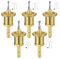 Faankiton 5PCS Hex Shank Countersink Drill Bit Set, Woodworking Countersink Drill Bits with Depth Stop, 8mm Woodworking Chamfer Counter Replaceable Drill Bits, HSS Reamer Chamfer Countersink Tool