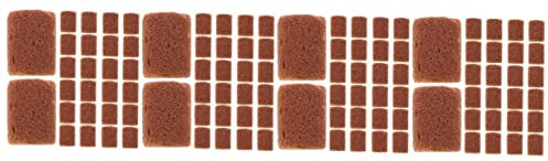 Gatuida 4 Sätze Kindergartenblock Und Klare Töpfe Ehrliche Tücher Pflanzenaufzucht Gartenpflanzen Zimmerpflanzen Baumschulerdeblöcke Erdloser Nährstoffblock Torf-Matrix-Block 100 Stück * 4