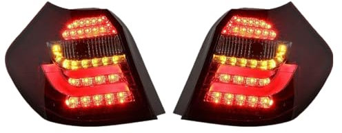 HSHTTKL Auto Rückleuchten für BMW 1 Series E87 120i 130i 2007-2010, Auto Heckleuchte Rücklicht Rückleuchte Baugruppe Links Rechts
