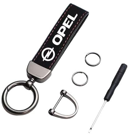 Porte-clés Voiture,pour Opel Tigra A 1994–2001 Anti-Perte Porte-Clés de Voiture,Portable Porte-clés VoitureRemplacement,Cadeau pour Homme et Femme,Black