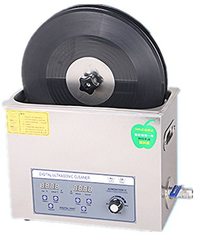 PS-30T 6LUltrasonic Vinyl Cleaner Ultra&Sonic Vinyl Cleaning Machine Disc Ultra&Sonic Washer Wuzeenyi(4 Discs)