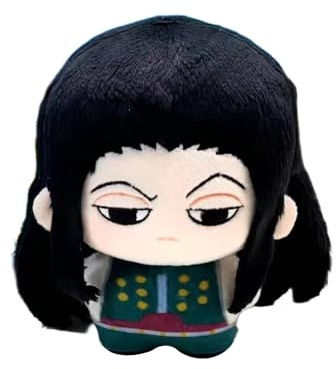 Anjinguang Anime Plüschfiguren, 10 cm, Hisoka/Illumi Zaoldyck, weich, gefüllt, Mini-Umarmungskissen, Brieftaschen-Anhänger, Schultaschen-Zubehör