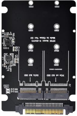 NGFF SFF-8639 NVME U.2 to Combo M.2 M-key SATA PCIe SSD Adapter for Mainboard Compatible with SSD 750 p3600 p3700