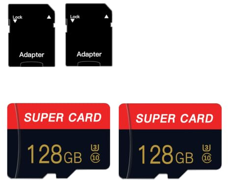2-Pack 128GB Micro SD Karten Klasse 10 Speicherkarte | Speicherkarte