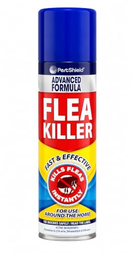 Flea Spray Flea & Larvae killer 200 ml cans (4 X cans)